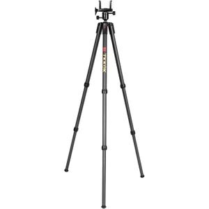 Hunting Tripods 360 Degree Ball Head with Aluminum, Adjustable Legs TTKOK D60 for Hunting Shooting Tripod