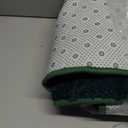 FlyDOIT Round Area Rugs for Bedroom Living Room, 5x5 Dark Green Super Soft Comfy Thickened Memory-Foam Indoor Circle Carpet, Modern Aesthetic Minimalist Carpet for Boys Girls Adults Nursery Home Décor