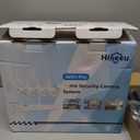 [100ft] Hiseeu Wireless WiFi Security Camera System, Wired Plug-in Powered, Expandable 16CH 4K NVR, 4Pcs 3MP Night Vision Cameras Home Surveillance Outdoor, Motion Detection, 1TB HDD, One-Way Audio