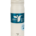 REDUCE Aura Vacuum Insulated 24 oz Water Bottle - Leak-Proof & Chug Spout for Quick Hydration - Keeps Drinks Cold for 30 Hours - Removable Handle for Travel or Gym - Soft Sit Base - Unbleached