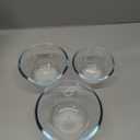 Small Borosilicate Glass Bowls Set (17, 27, 37 oz) - Oven, Microwave, Dishwasher & Freezer Safe. Lead-Free, Sturdy & Stackable Nesting Bowls for Meal Prep, Oatmeal, Dessert & Moreset of 3