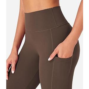 UNWAVER Womens High Waist Yoga Pants with Pockets, Tummy Control Workout Running Yoga Leggings for Women Size S