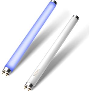 LiBa Bug Zapper Replacement Bulb Light Tube 10W for 20W Electronic Bug Zapper, T8 UV Lamp Bulbs for Indoor Outdoor Mosquito Zapper Lamp (2 Pack), Fit LiBa Bug Zapper Indoor