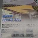 Shade&Beyond 12'x16' Sun Shade Sails Curved Canopy Rectangular Light Grey 185GSM Shade Sail Permeable for Patio Deck Yard Backyard, (We Make Custom Size)