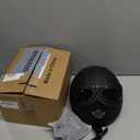 German Style Motorcycle Helmet - DOT Approved Vintage Leather Novelty Half Helmets for Motorcycle with Goggles/Visor, Removable Lining/Earmuffs, for Cruiser Scooter Chopper Moped, for Adults Men Women (M(57~58cm), Brown)