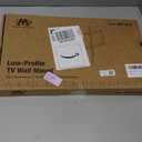 Mounting Dream TV Mount Fixed for Most 42-84 Inch Flat Screen TVs, TV Wall Mount Bracket up to VESA 600 x 400mm and 132 lbs - Fits 16"/18"/24" Studs - Low Profile and Space Saving MD2163-K