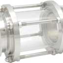 Flow Sight Pipe Glass Diopter 4 Inch Ferrule Tri Clamp SUS304 Pipe OD 102mm