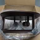 Emliviar Industrial Ceiling Light, Vintage 2-Light Flush Mount Ceiling Light Fixture, Oil Rubbed Bronze Finish, YE19108-F2 ORB