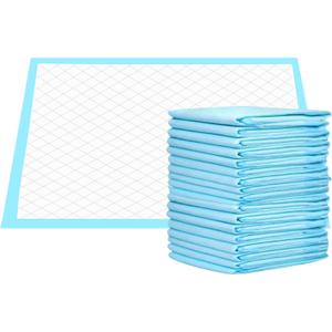 32 Pack Disposable Bed Pads 24" x 36" Heavy Absorbency Incontinence Pads Quilted Fluff and Polymer Underpad Bed Cover Chux for Bedwetting Incontinence Furniture Waterproof Pets Pee Pads