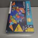 HAS Happiness and Surprise 100 pcs Magnetic Tiles,Dinosaurs Magnetic Tiles Building Blocks with Storage Drawing Bag,3D Magnet Puzzles Toys for Preschool