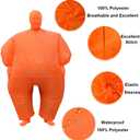 IHGYT Inflatable Masquerade Costume Full body suit Air Blow up Costumes Jumpsuit Suit (Red)