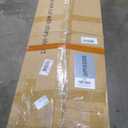 YITAHOME TV Stand for 65 Inch TVs, Entertainment Center with Storage Cabinets, Power Outlet & LED Light, Media TV Console with Barn Doors for Living Room, Black (59")