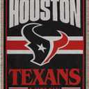 FOCO NFL Team Logo Woven Tapestry - 46" x 60" (Black)