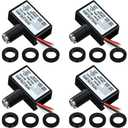 4 Pack 120V AC Photoelectric Switch Light Control Sensor Button Switch with Automatic Illumination Detection Circuit,Dusk to Dawn Senso