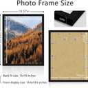 Picrit 15x19 Picture Frame, Photo Frame for Wall Mounting Display, Black