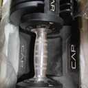 CAP Barbell Adjustable 25lb Dumbbell with Contoured Full Rotating Handle, Chrome Handle