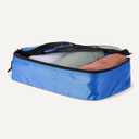 Amazon Essentials 4-Piece Packing Cubes Travel Accessories Set, Luggage Organizer with Double Zipper, Mesh Top, 100% Polyester, Small/Medium/Large/Slim, Blue (Previously Amazon Basics)