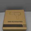 UFAGFDA Handheld Electric Pasta Maker Gun 5-in-1 Cordless Pasta Machine Portability Suitable For kitchen Pasta Machine-Stainless Homemade Spaghetti Machine