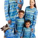 FOCO Women's NFL Team Ugly Pattern Matching Set Family Holiday Pajamas, XL