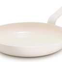GreenPan Rio Advanced 10" Frying Pan Skillet, Ceramic Nonstick PFAS-Free, Induction Ready, Dishwasher and Oven Safe, Cream White