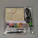 Craft Culture Beginners Wood Burning Kit for Kids, Teenage Boys & Girls - Christmas Gifts for Boy & Girl - Craft Projects Birthday Gift Idea for Children Teen Woodburning DIY Hobby Kits Art Activities