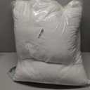 Amazon Basics Square Hypoallergenic Pillow Insert, Sofa Bed Couch Decorative Stuffer, 20", 2 Pack