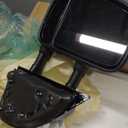 Dorman 955-1123 Passenger Side Manual Door Mirror - Folding Compatible with Select Ford Models, Black