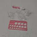 Nuliie 10PCS Silicone Flanges Insert Replacement Kit, Flange Sizing Kit 13/15/17/19/21mm for 24mm Flange/Shield Breast Pumps, Pumping Essential Kit for Moms