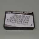 16Pack Tart Rings, 304 Stainless Steel 2 Inch Cookie Rings For Baking Small Pastry Rings Mousse Cake ring Heat-Resistant Crumpet Ring