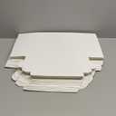 Ireer 50 Pack 10 x 10 x 5 Inch White Cake Boxes Cardboard Bakery Boxes for Pie Pastry Cookie