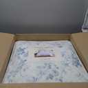 Laura Ashley - Twin Comforter Set, Soft & Reversible Cotton Bedding with a Smooth Feel, Medium Weight for Year Round Comfort, 2 Piece Bed Set with Matching Pillowcase (Belinda Blue)