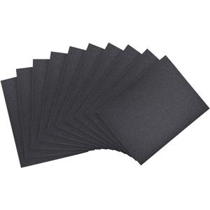 uxcell 120 Grits Sanding Sheets 9-inch x 11-inch Wet Dry Silicon Carbide Sandpaper for Wood Furniture Metal Polishing 10pcs