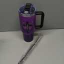 Christian Gifts for Women, 40 oz I Can Do All Things Christ Tumbler With Handle, Inspirational Religious Birthday Gifts for Faith Cup, Christian Jesus God Bible Verse Pastor Prayer Gift for Christmas