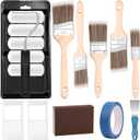 Mckanti Paint Roller Brush Kit for Walls, Painting Supplies Includes Paint Rollers with Tray, Wall Paint Brushes, Painters Tape, Sanding Block and Scraper for House Painting and Home Interior