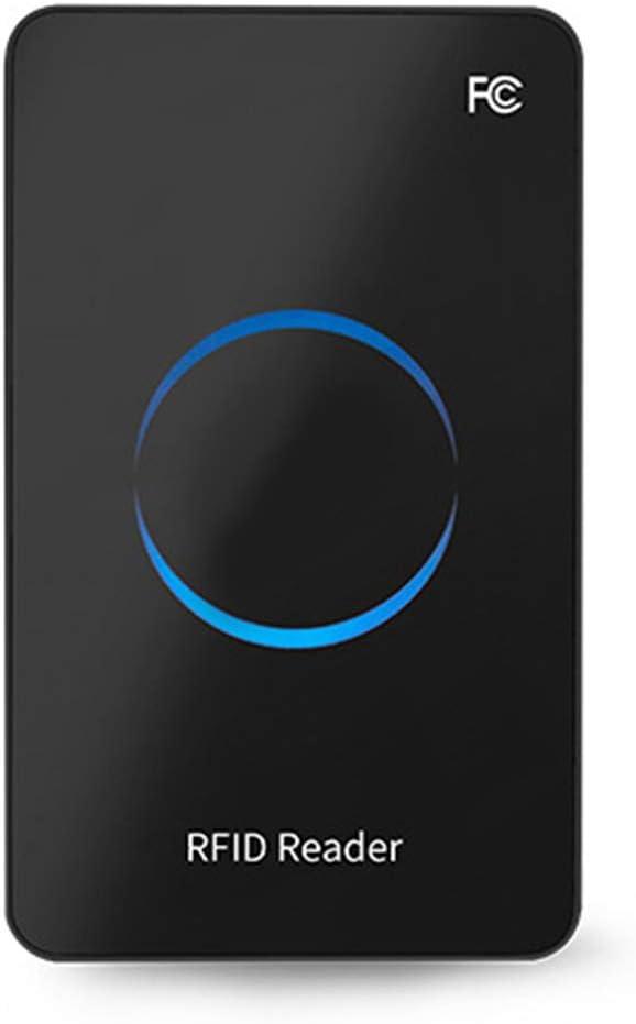 Smart USB UHF RFID Reader 915Mhz, USB Desktop Contactless Card Reader Writer, Electronic Tag Access Card Reader for ISO180006C/ISO180006B Label
