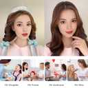 2 x Satin Heatless Curling Set - Hair Rollers for Curls Heatless Hair Curlers & Hot Rollers Hair Curlers to Sleep in Curling Rod Headband Curler (Dream Nebula)