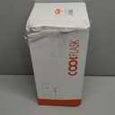 Coolflask 128 oz Gallon Water Bottle Insulated with Straw&3 Lids, Water Jug Large Stainless Steel Metal Vacuum Wide Mouth for Sports, Gym or Office, Non-BPA Keep Cold 48H Hot 24H, Samurai Cyan