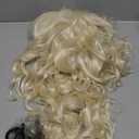 Women's Wig Blonde Long Curly Beehive Wig Big Hair Wigs Halloween Costume Accessory Drag Queen Wig