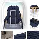 LOVEVOOK Large Travel Backpack for Women & Men, 40L Carry on Backpack for Airplanes, TSA Personal Item Travel Bag fits 17" Laptop, Waterproof Weekender Essentials Airline Approved with 3 Packing Cubes