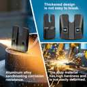 Veharvim Sun Visor Repair Kit Fits for Dodge RAM 1500 Trucks 2019-2023, 1 Pack Aluminum Car Sun Visor Repair Kit, Car Sun Visor Fixer, Sun Visor Clip Replacement, Dodge Ram 1500 Accessories