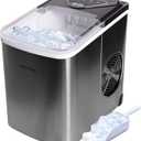 Frigidaire EFIC123-SS Counter Top Maker, Produces 26 pounds Ice per Day, Stainless Steel