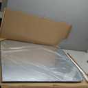 Delma Bathroom Vanity Mirror,36" x 30" Black Metal Framed Wall Mirror for Over Sink, Living Room, Bedroom,Entryway Decor