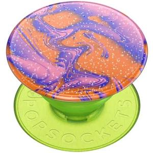 PopSockets: PopGrip - Retractable Grip and Stand for Smartphones and Tablets with Removable PopTop - Glitter D'light