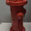 16.5" H Metal Fire Hydrant for Dogs to Pee On, Vintage Dog Fire Hydrant Pee Post for Outdoor Decor