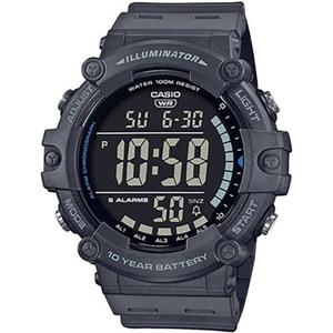 Casio Illuminator AE1500WH Series | 10-Year Battery | LED Backlight | 5-Alarms | 1/100 Sec Stopwatch | Men's Digital Watch