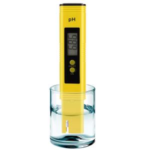 Digital pH Meter Tester Pen for Water, Pre-Calibrated, High Accuracy 0.01, 014 pH Range, Pocket Size for Drinking Water, Pool, Aquarium & Hydroponics (Yellow) (Normal)