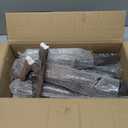 Small Ceramic Logs for Gas Fireplace, 8 Pcs Realistic Ceramic Logs for Gas Fireplace, Heat Resistant Lightweight Fake Logs for Indoor/Outdoor Fire Pits, Ventless Faux Fire Place Wood Fireplace Decor