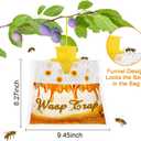 6 Pack Disposable Wasp Traps Outdoor Hanging Carpenter Bee Traps for Outside Yellow Jacket Trap Hornet Trap Wasp Catcher for Bug Flies Patio Garden