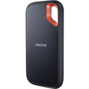 SanDisk 2TB Extreme Portable SSD - Up to 1050MB/s, USB-C, USB 3.2 Gen 2, IP65 Water and Dust Resistance, Updated Firmware - External Solid State Drive - SDSSDE61-2T00-G25 (Black)