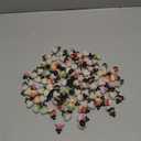 Wesiti 100 Pcs Glow in Dark Halloween Mini Duck Figurines Small Ducking with Hats to Hide and Seek Luminous Ducking Statues for Garden Potted Decoration Party Gifts